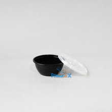 10OZ Black Base Round Container