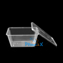 1000ML Clear Rectangular Container