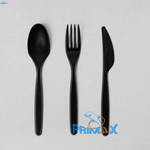 3.5G Set Black Disposable Cutlery