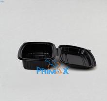 Black Base Highed Lid Container