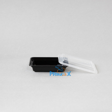 8OZ Black Base Rectangular Container