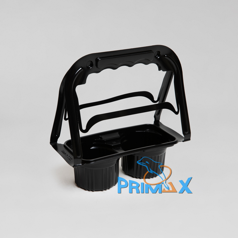 2 Cup Holer Black