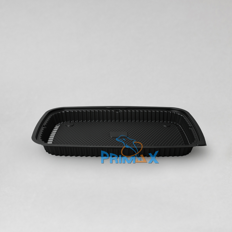 Black Base Barbecue Box with Clear Lid