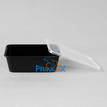 750ML Black Base Rectangular Container