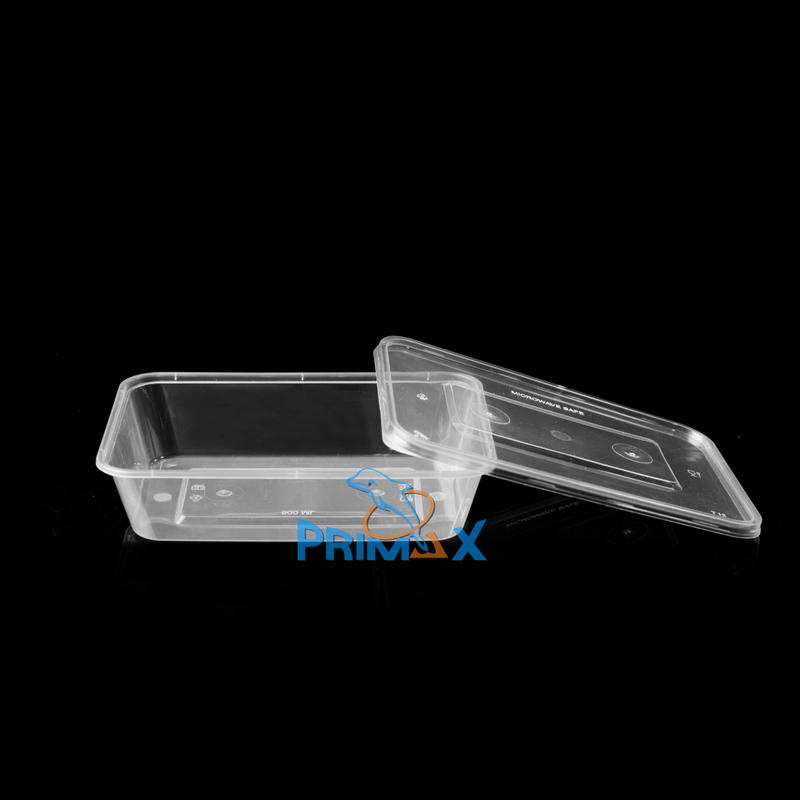 500ML Clear Rectangular Container