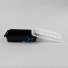 38OZ Black Base Rectangular Container
